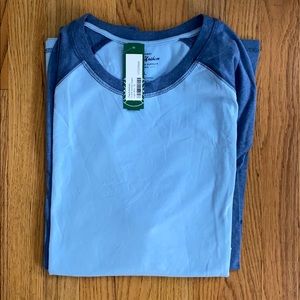 Creek Sueded Raglan ~ light blue baseball tee ⚾️💙